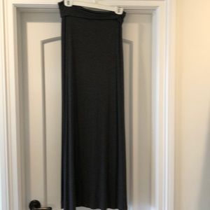 HARD TAIL Sz S, DKNY gray soft cotton skirt